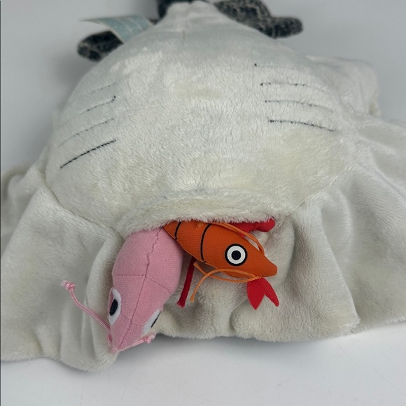 Build-A-Bear Black and White Marbled Plush Stingray - NWT - Picture 6 of 8